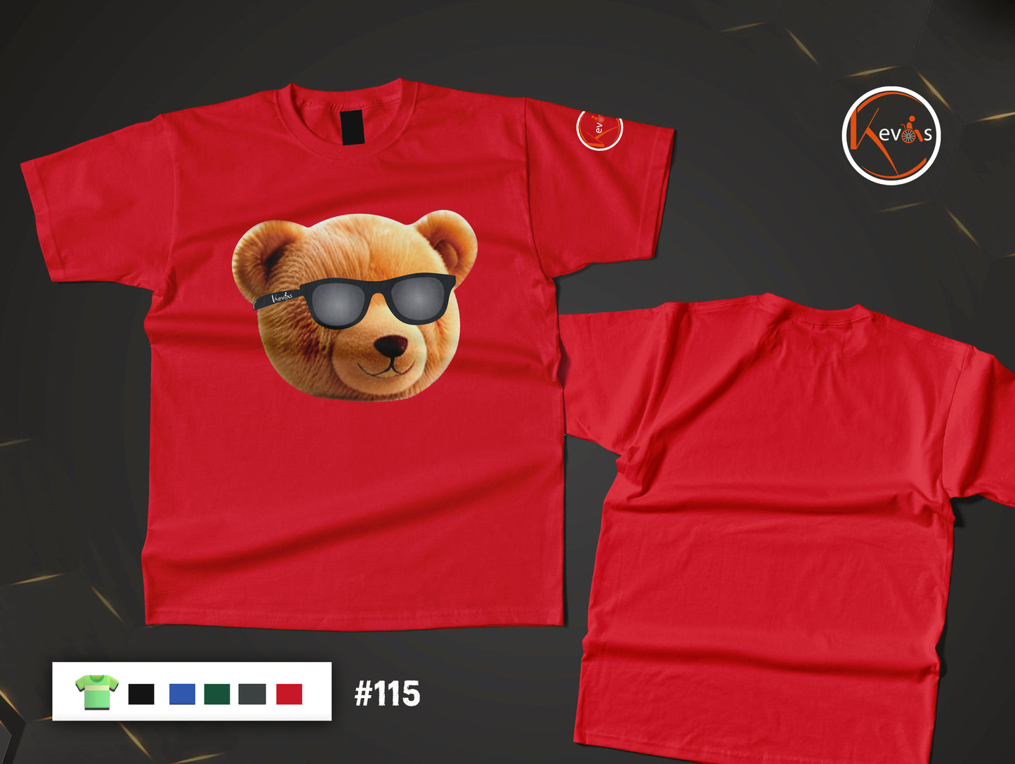Confident Teddy Bear Graphic Shirt