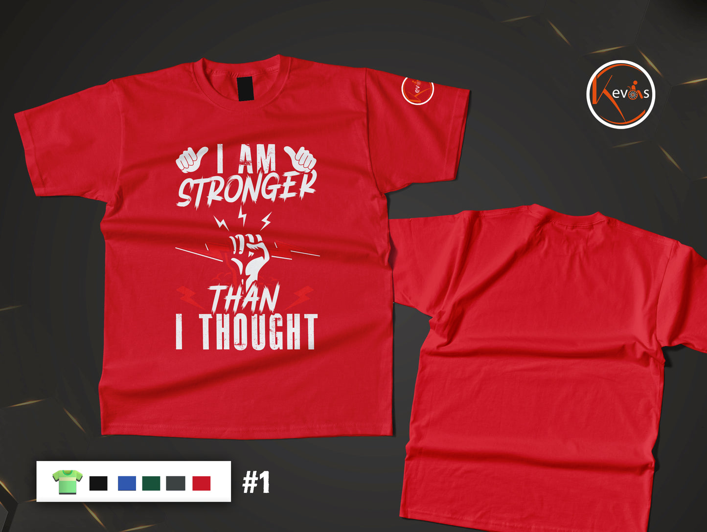 I Am Stronger Than I Thought Motivational Quote Shirt