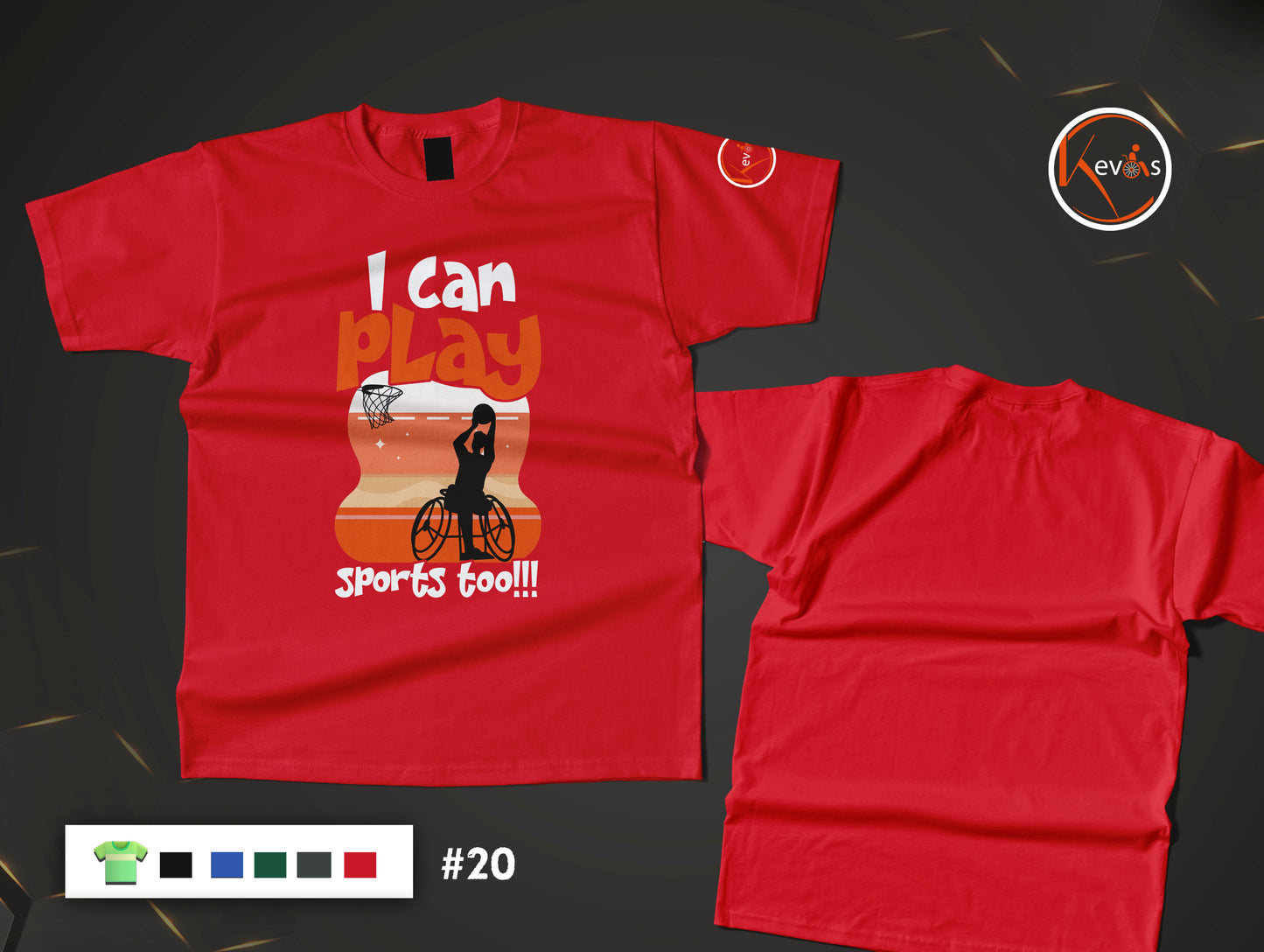 I Can Play Sports Too | Basketball Empowerment Shirt for Disabled Athletes Shirt