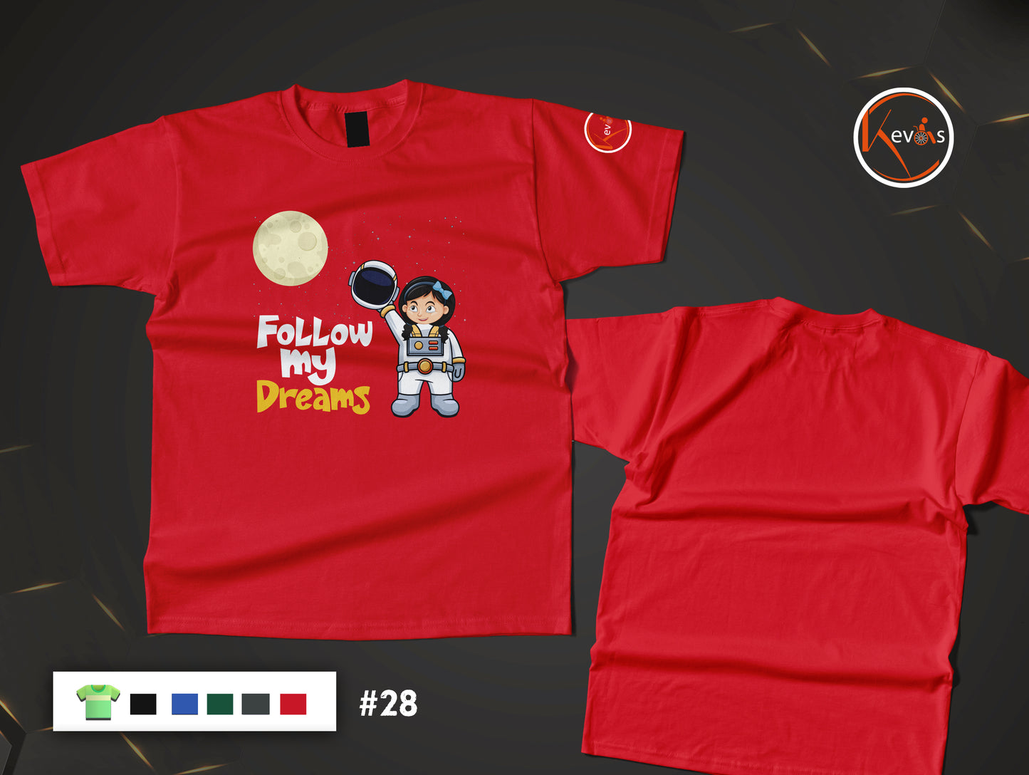 Follow My Dreams Autistic Astronaut Girl Shirt