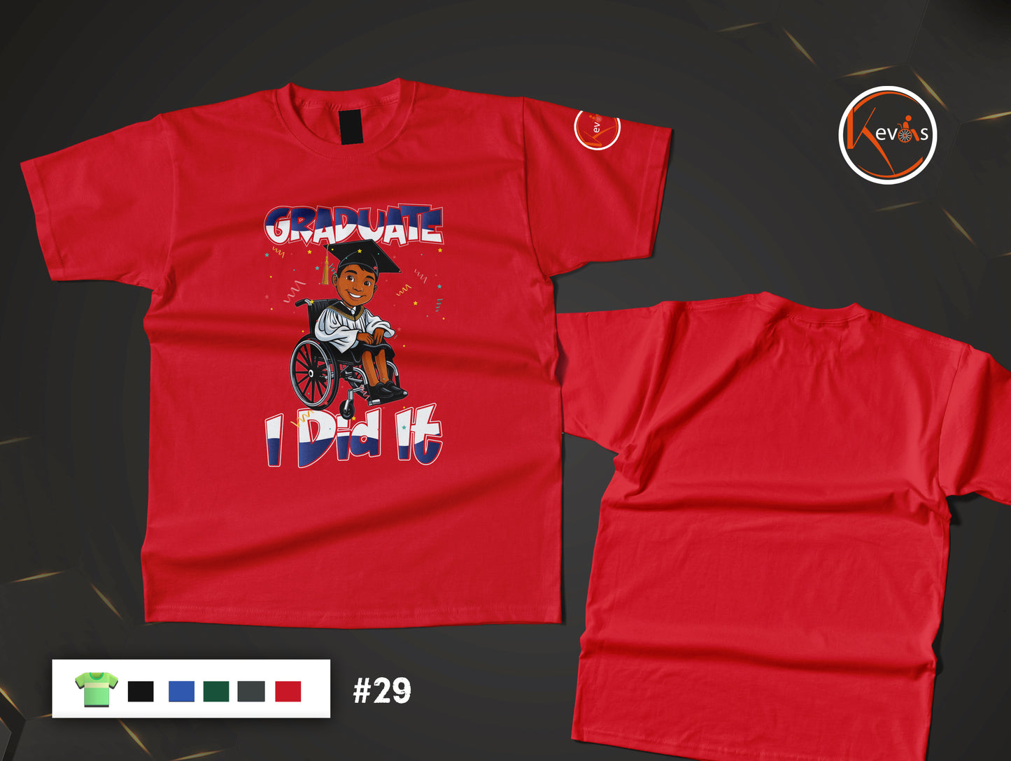 Graduate I Did It Adaptive Boy Graduation Shirt