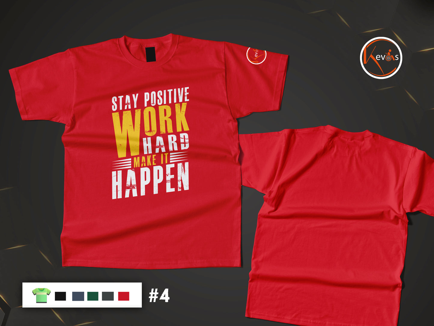 Stay Positive Work Hard Make It Happen Motivational Quote Shirt