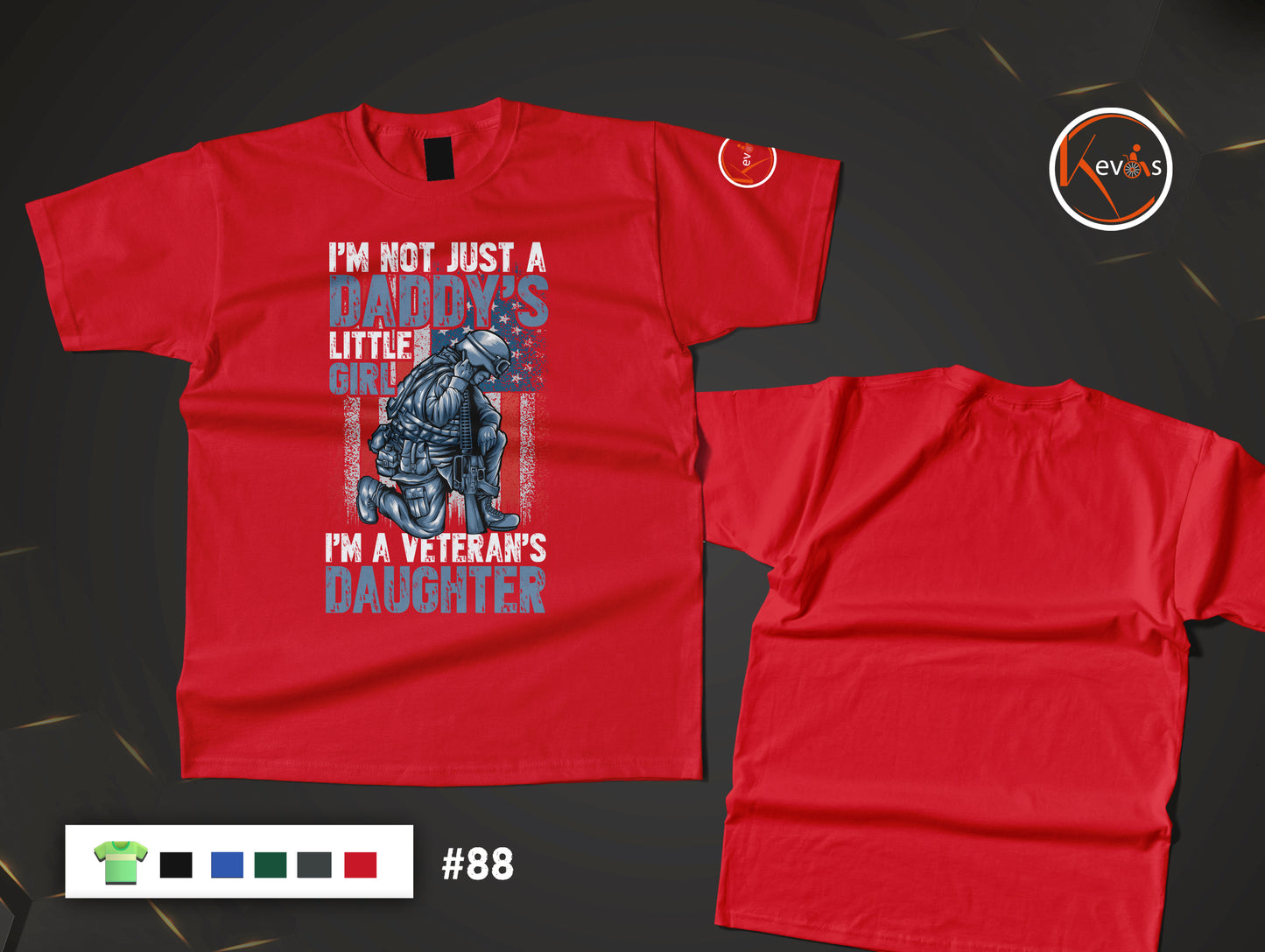 I'm Not Just A Daddy's Little Girl I'm A Veteran's Daughter Shirt