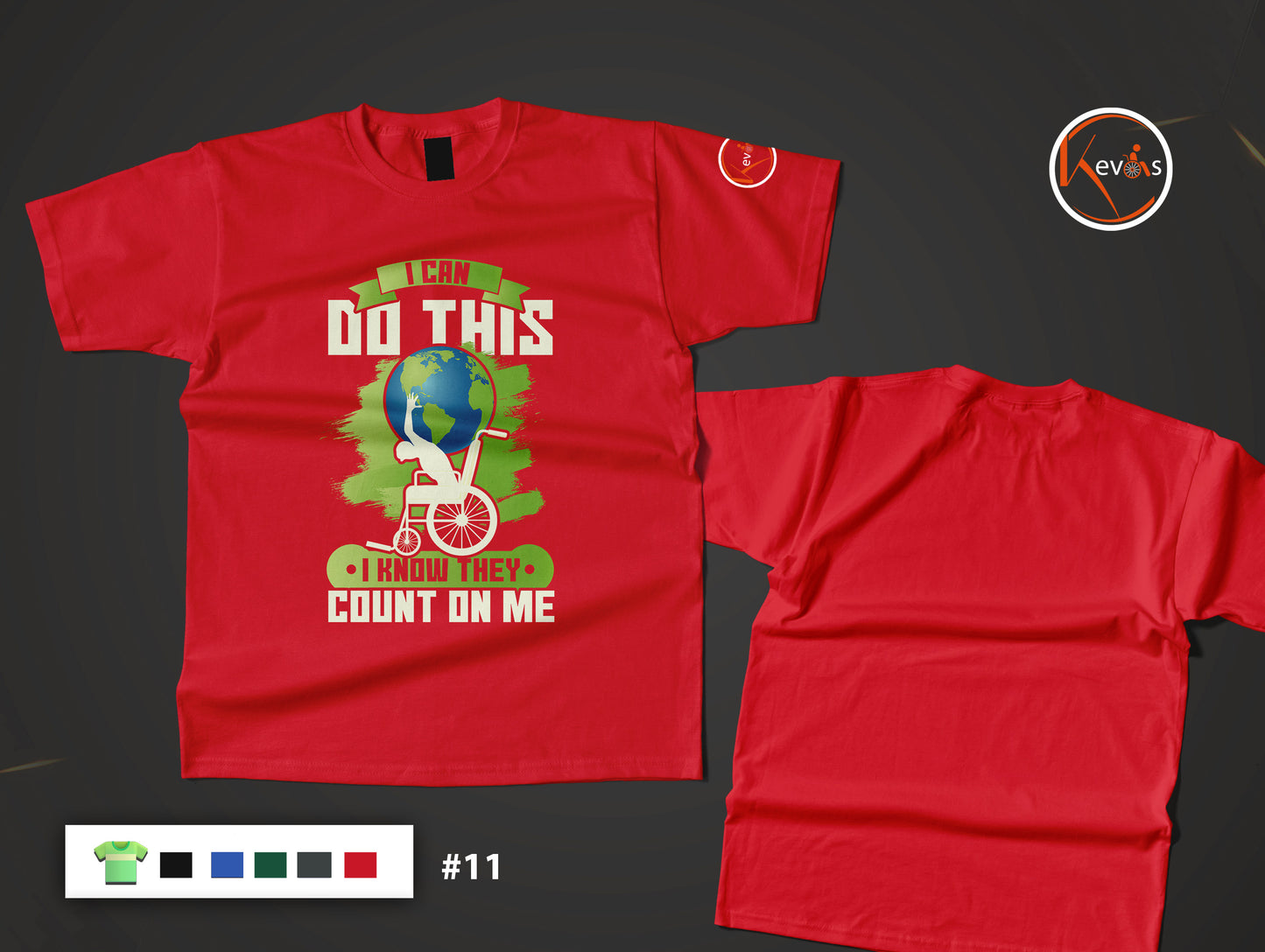 I Can Do This. I Know They Count On Me. Inspirational Strength T-Shirt