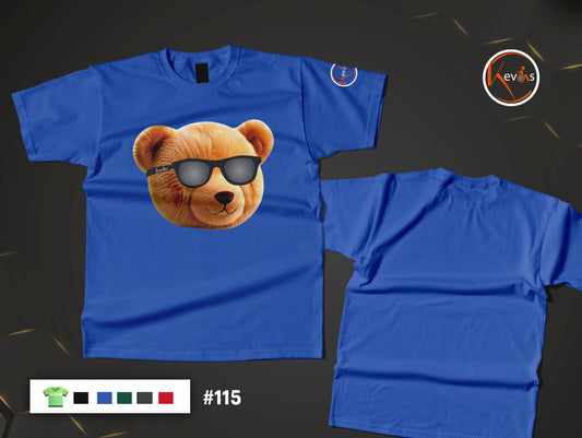 Confident Teddy Bear Graphic Shirt