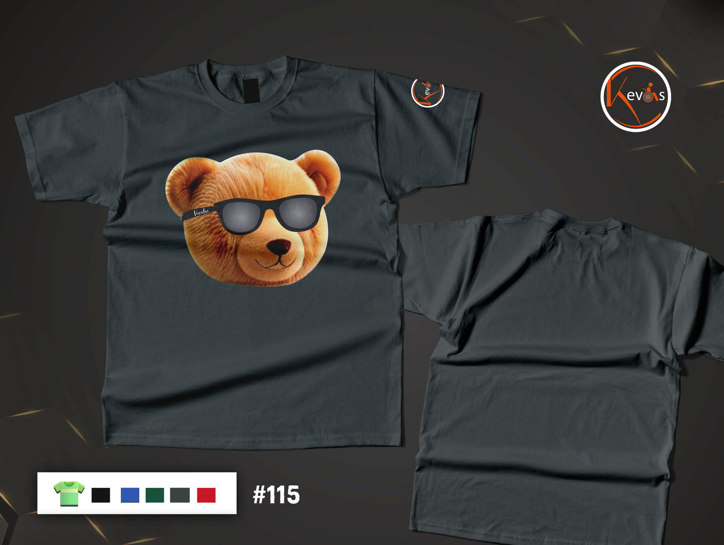 Confident Teddy Bear Graphic Shirt