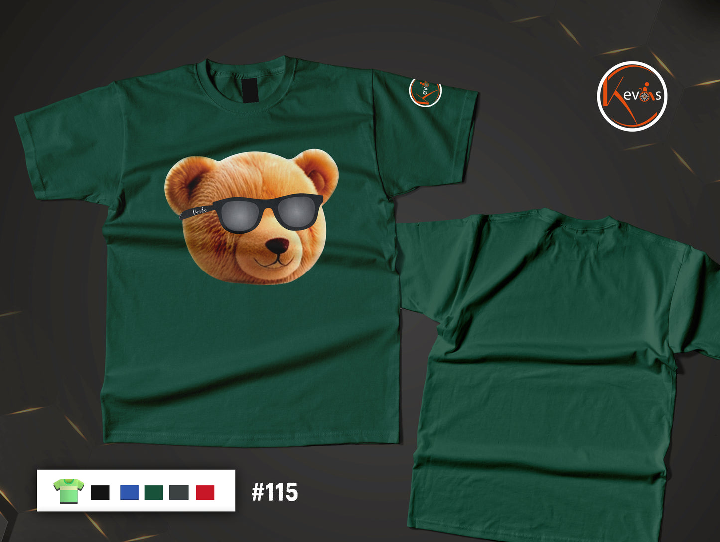 Confident Teddy Bear Graphic Shirt