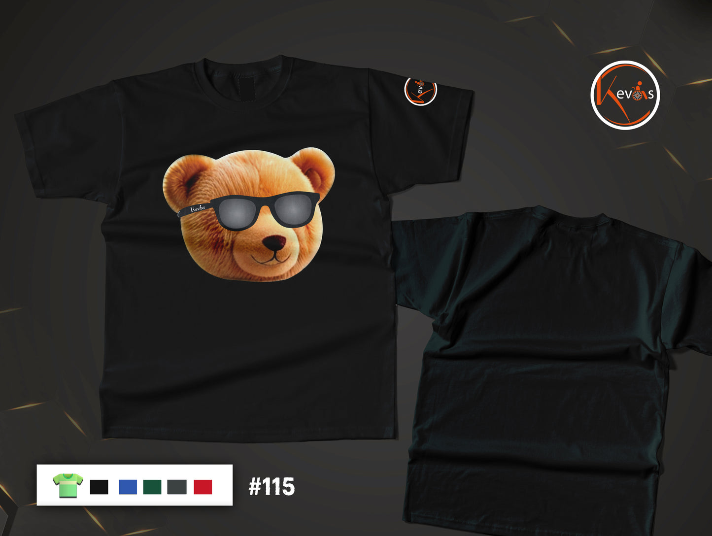 Confident Teddy Bear Graphic Shirt