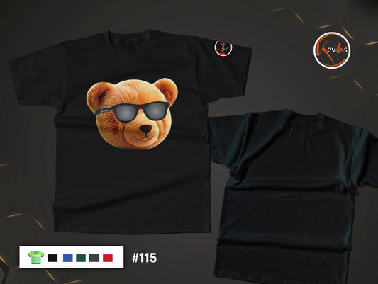 Confident Teddy Bear Graphic Shirt