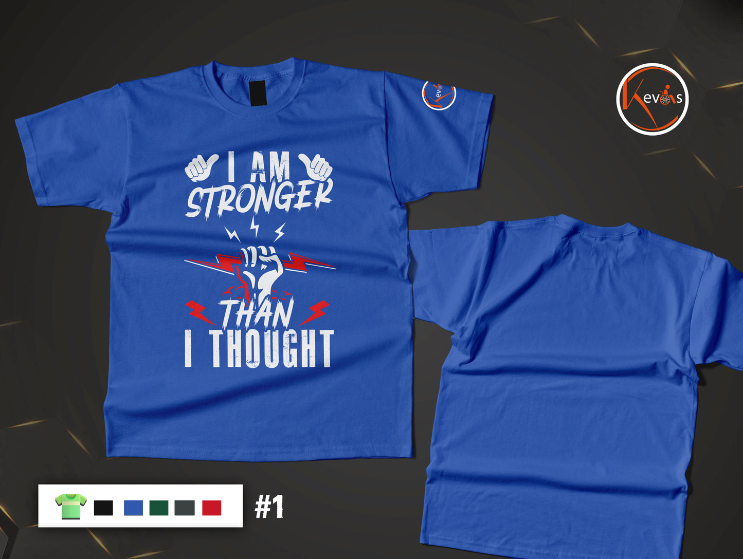 I Am Stronger Than I Thought Motivational Quote Shirt