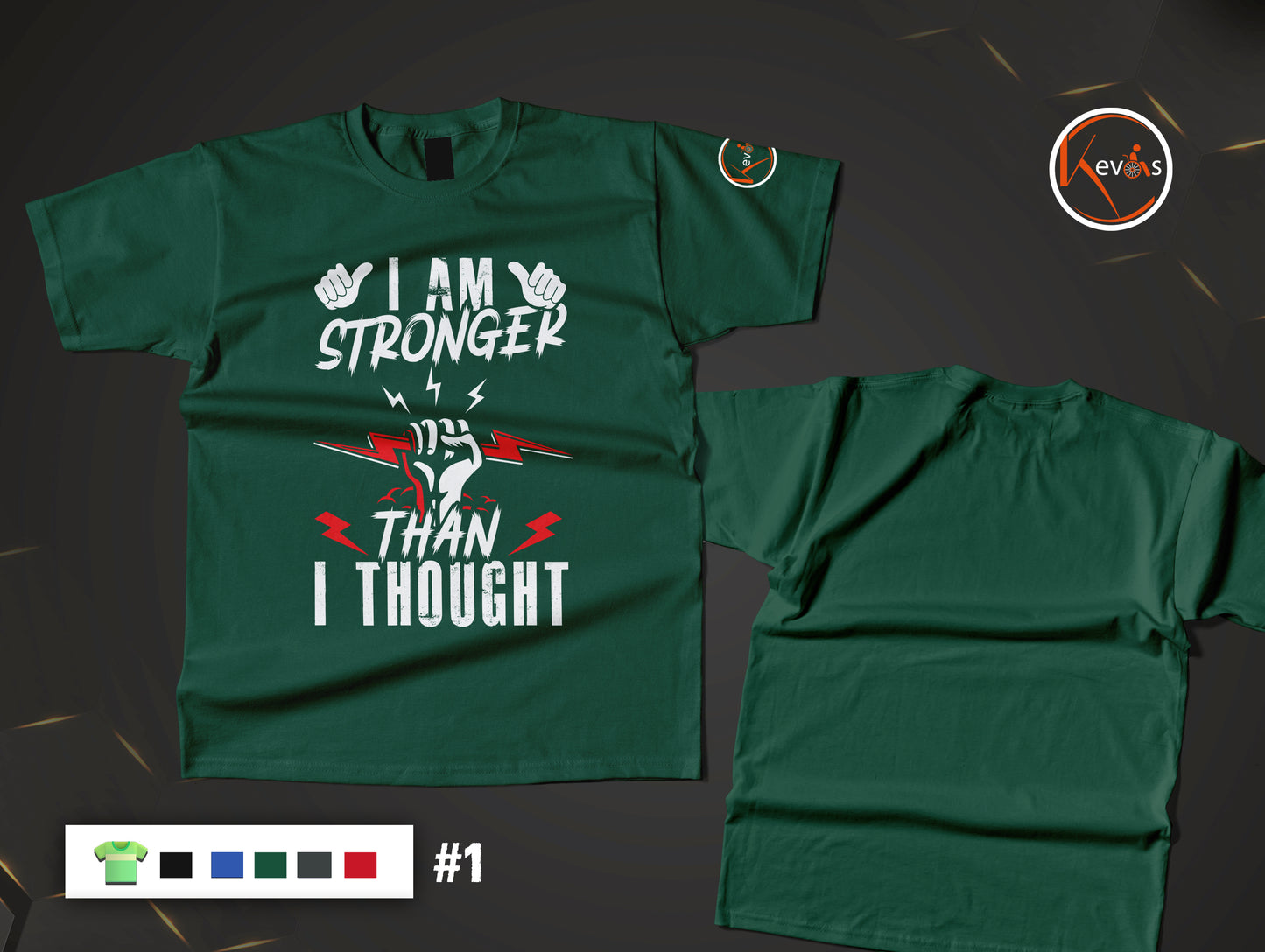 I Am Stronger Than I Thought Motivational Quote Shirt