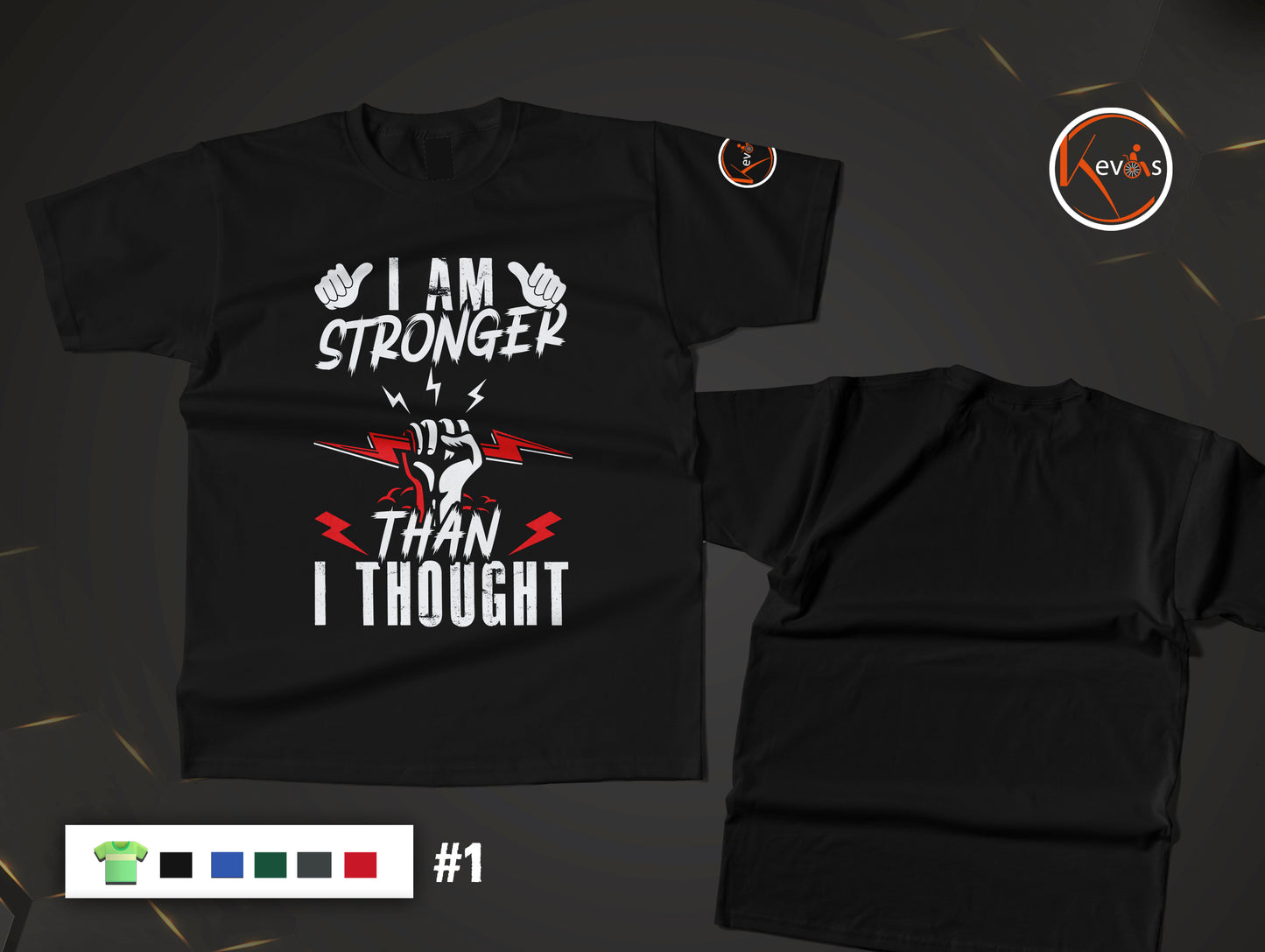 I Am Stronger Than I Thought Motivational Quote Shirt