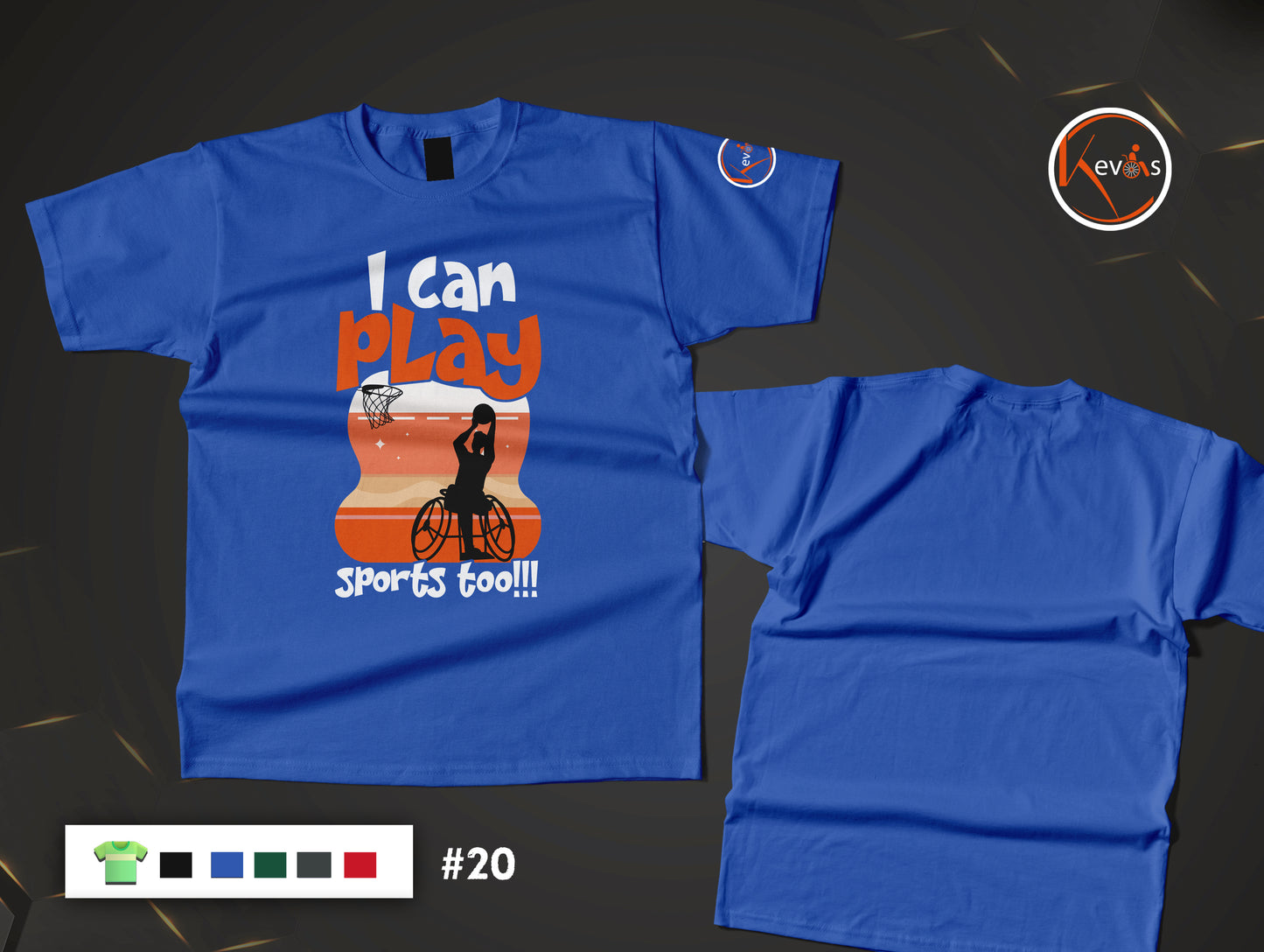 I Can Play Sports Too | Basketball Empowerment Shirt for Disabled Athletes Shirt