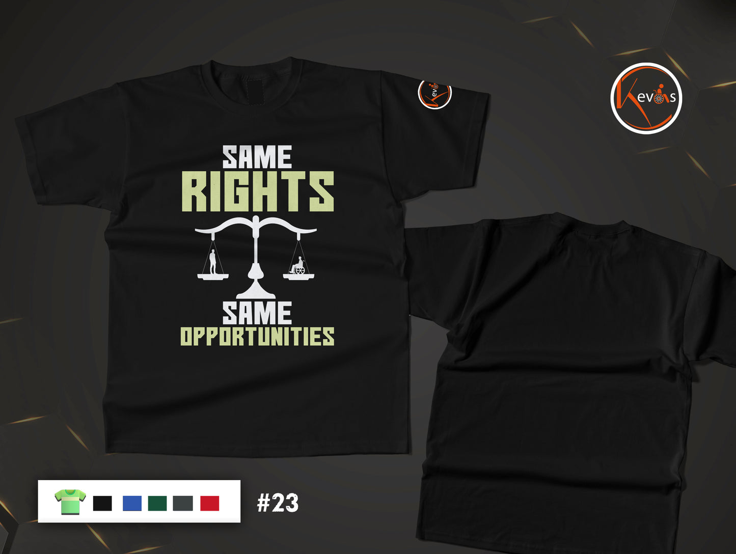 Same Rights Same Opportunities Adaptive Man Shirt