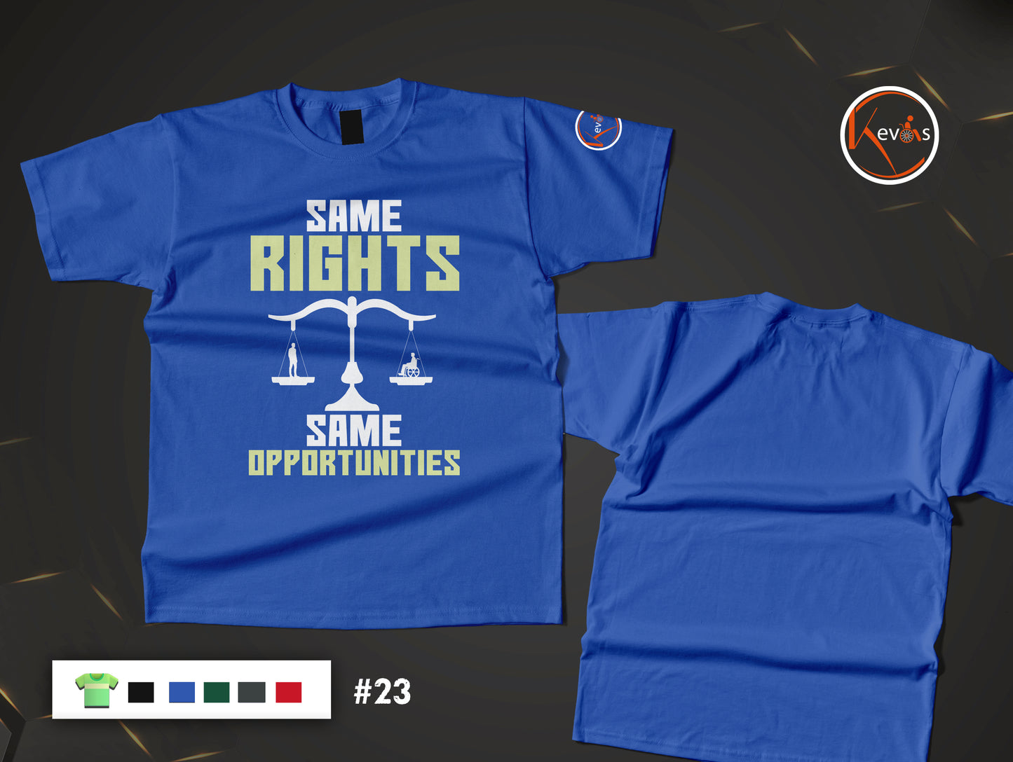 Same Rights Same Opportunities Adaptive Man Shirt