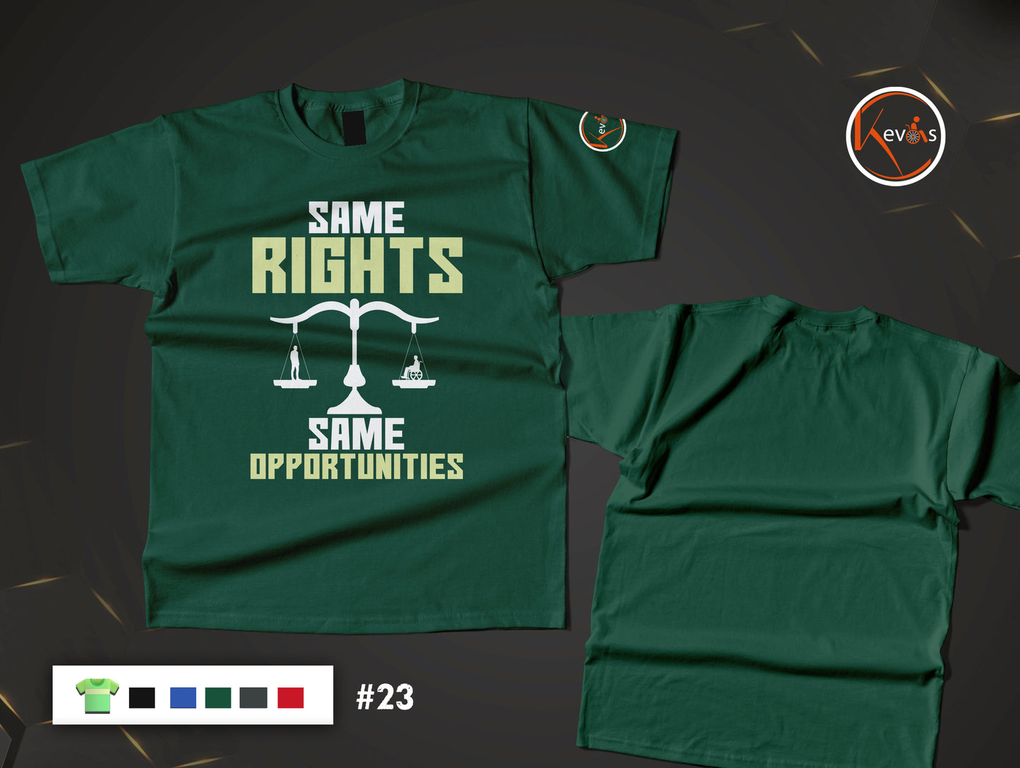 Same Rights Same Opportunities Adaptive Man Shirt