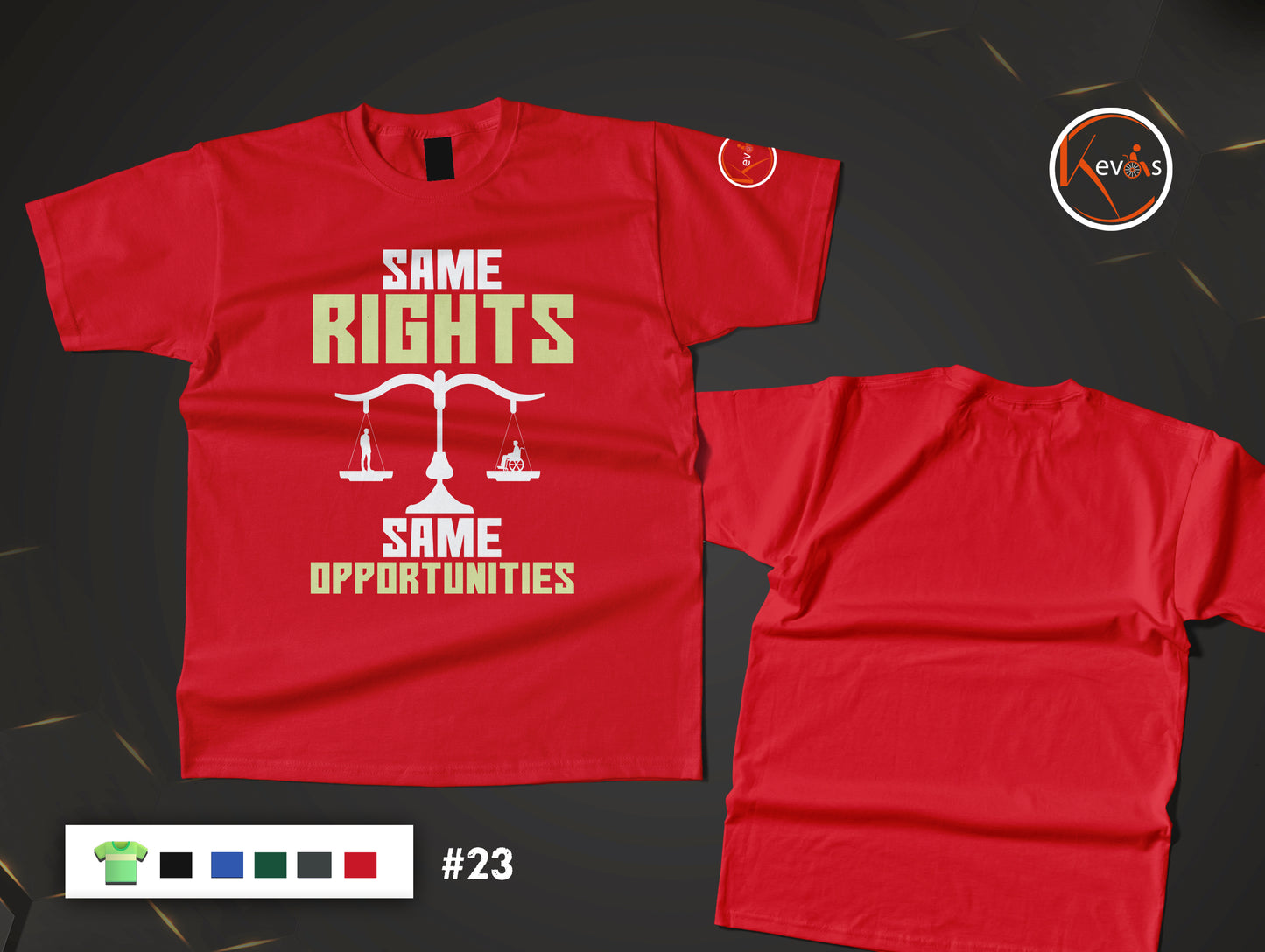 Same Rights Same Opportunities Adaptive Man Shirt