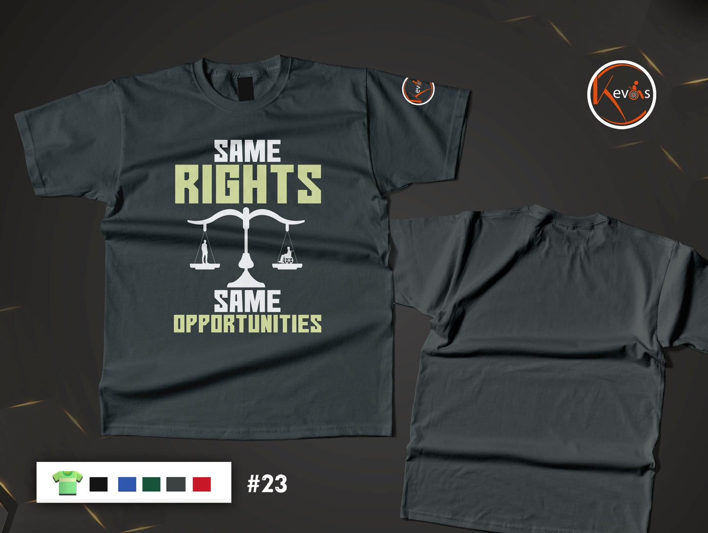 Same Rights Same Opportunities Adaptive Man Shirt