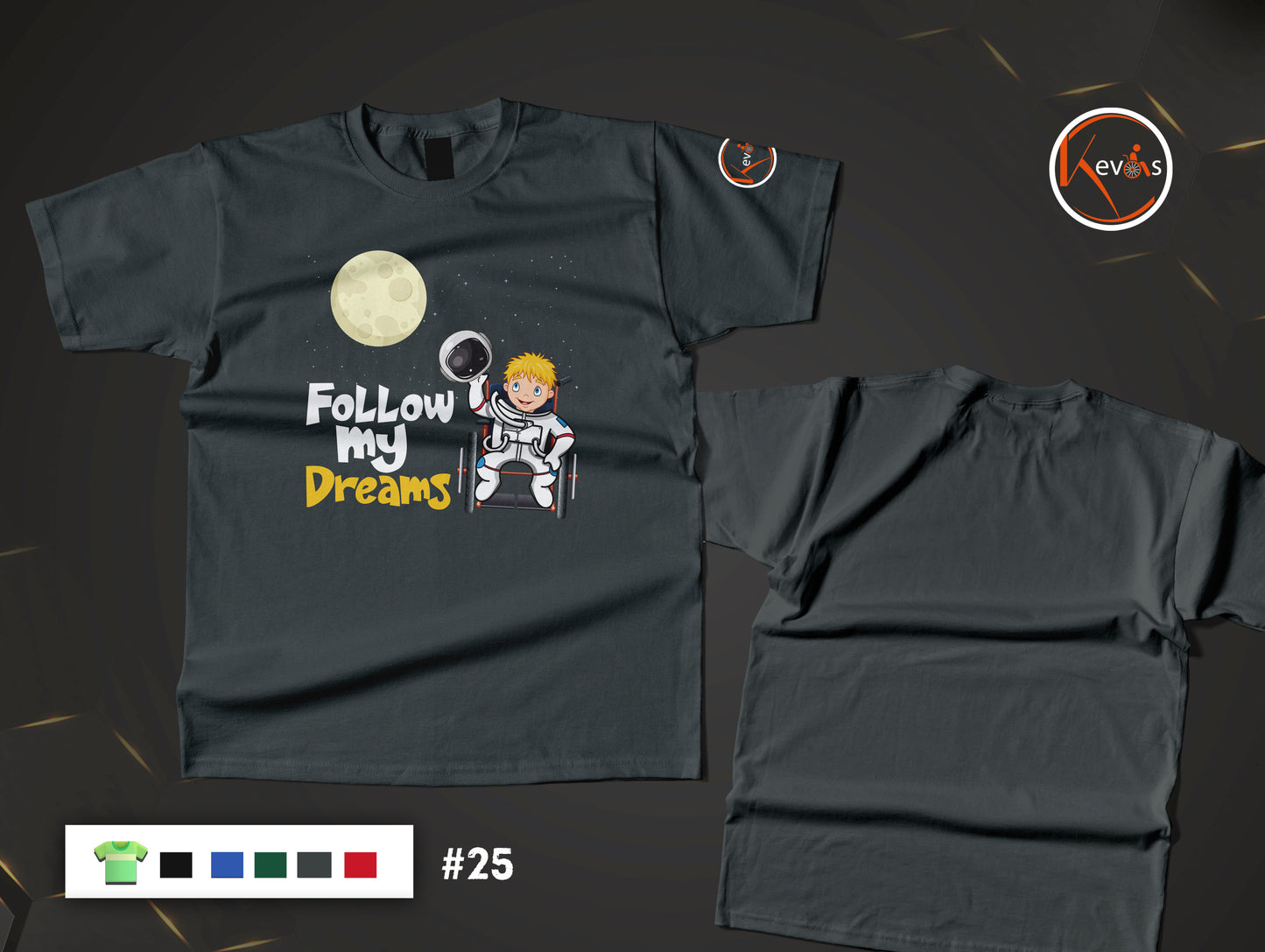 Follow My Dreams Adaptive Astronaut Boy Shirt