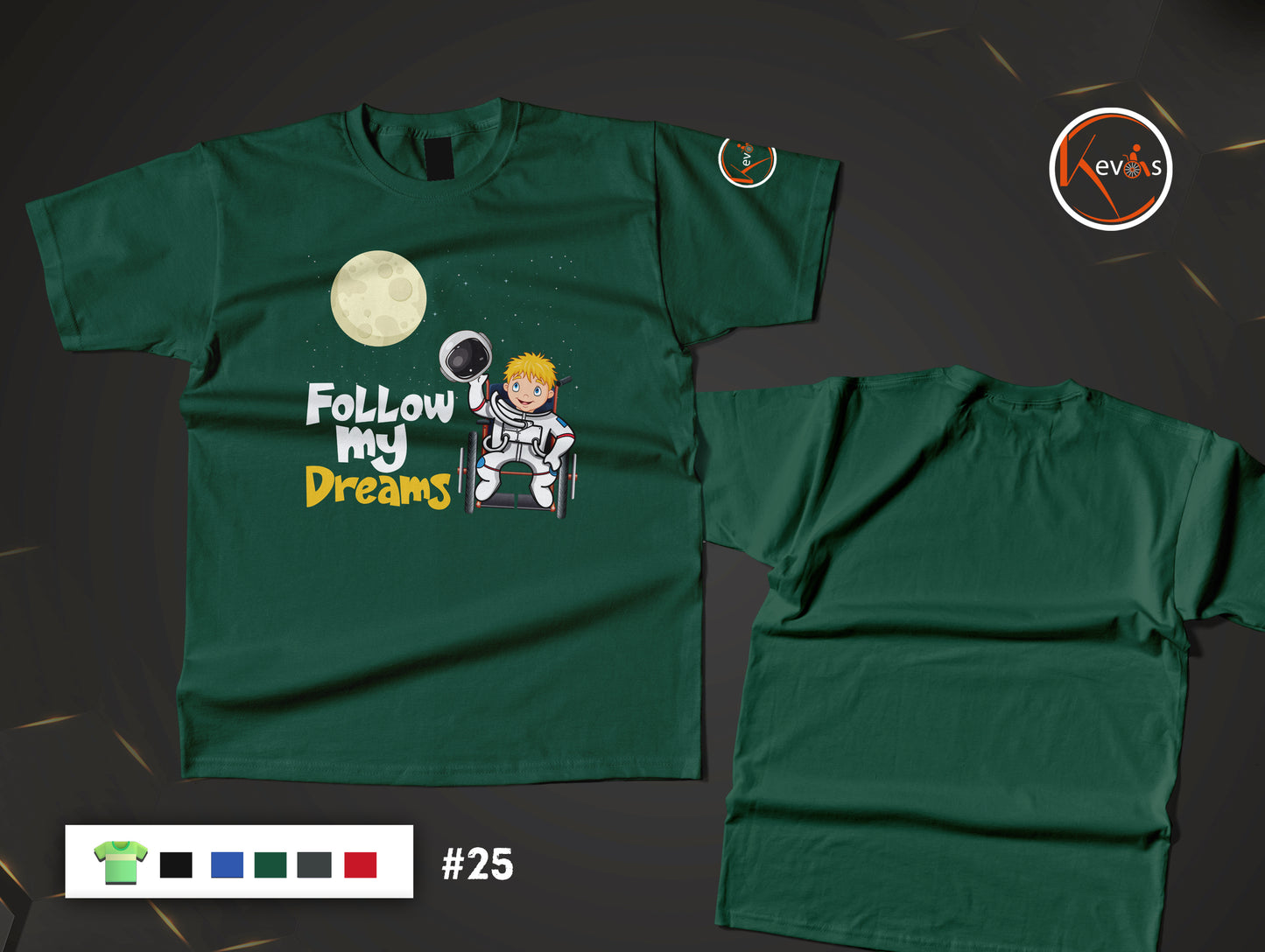 Follow My Dreams Adaptive Astronaut Boy Shirt