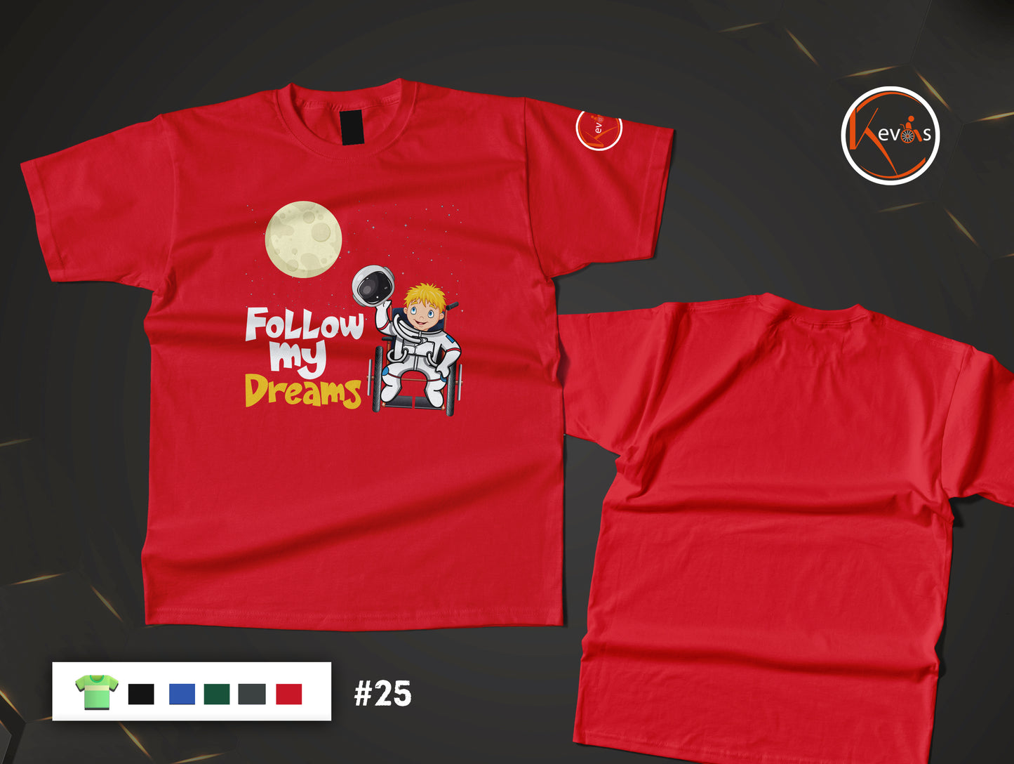 Follow My Dreams Adaptive Astronaut Boy Shirt