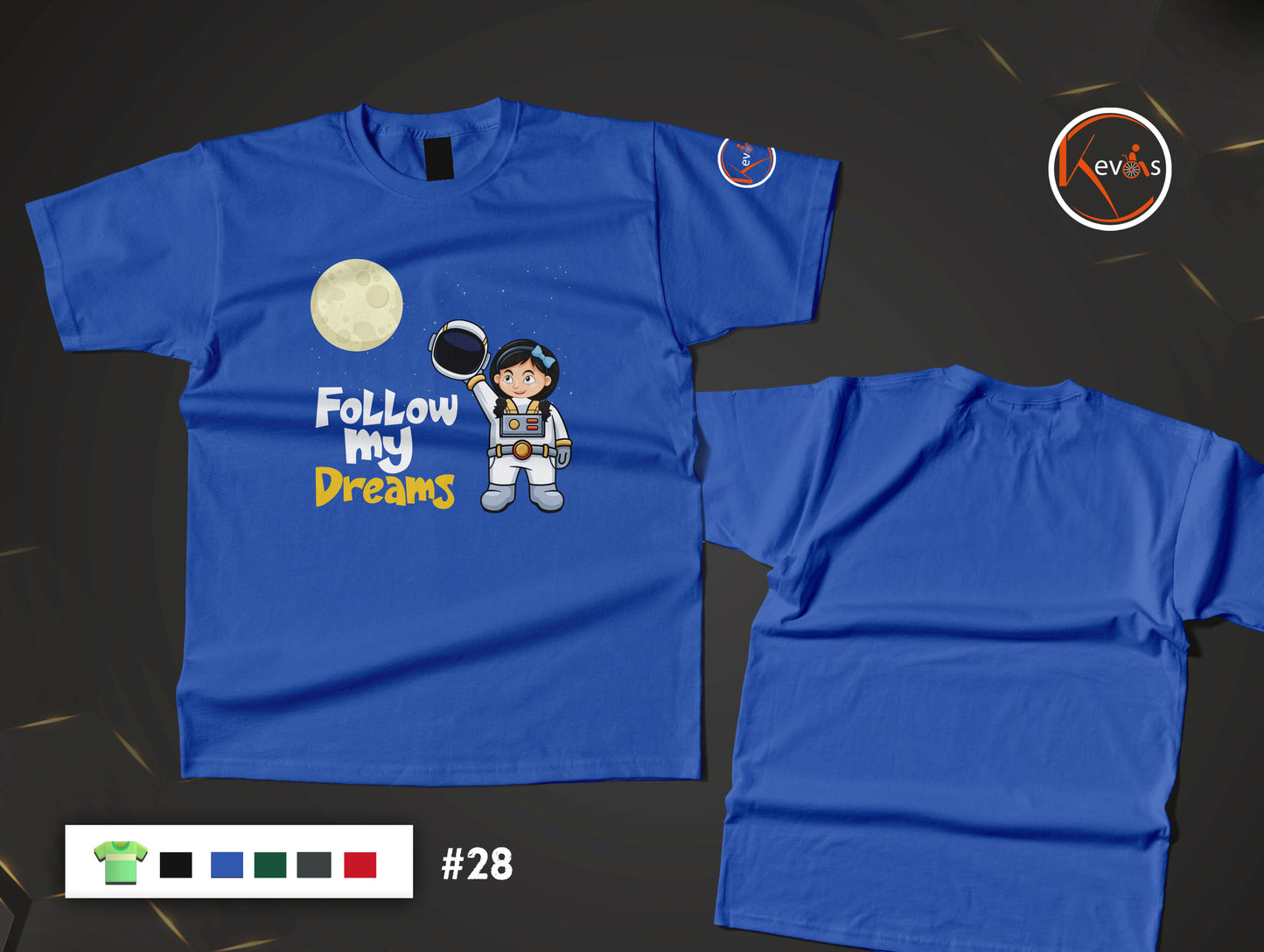 Follow My Dreams Autistic Astronaut Girl Shirt