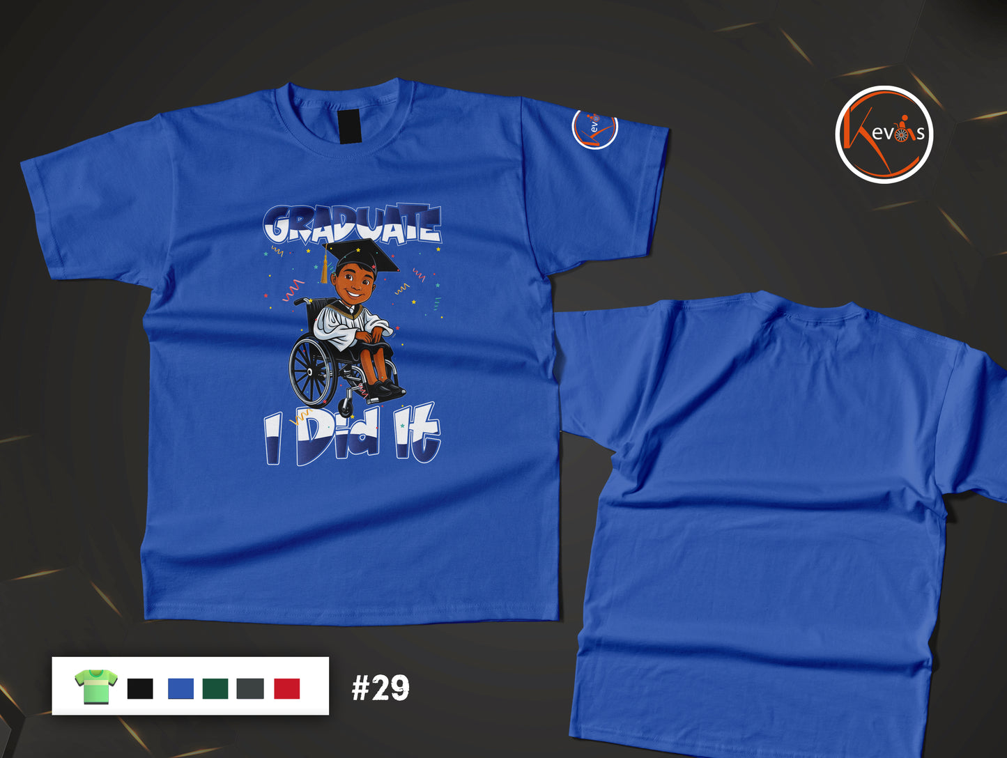 Graduate I Did It Adaptive Boy Graduation Shirt