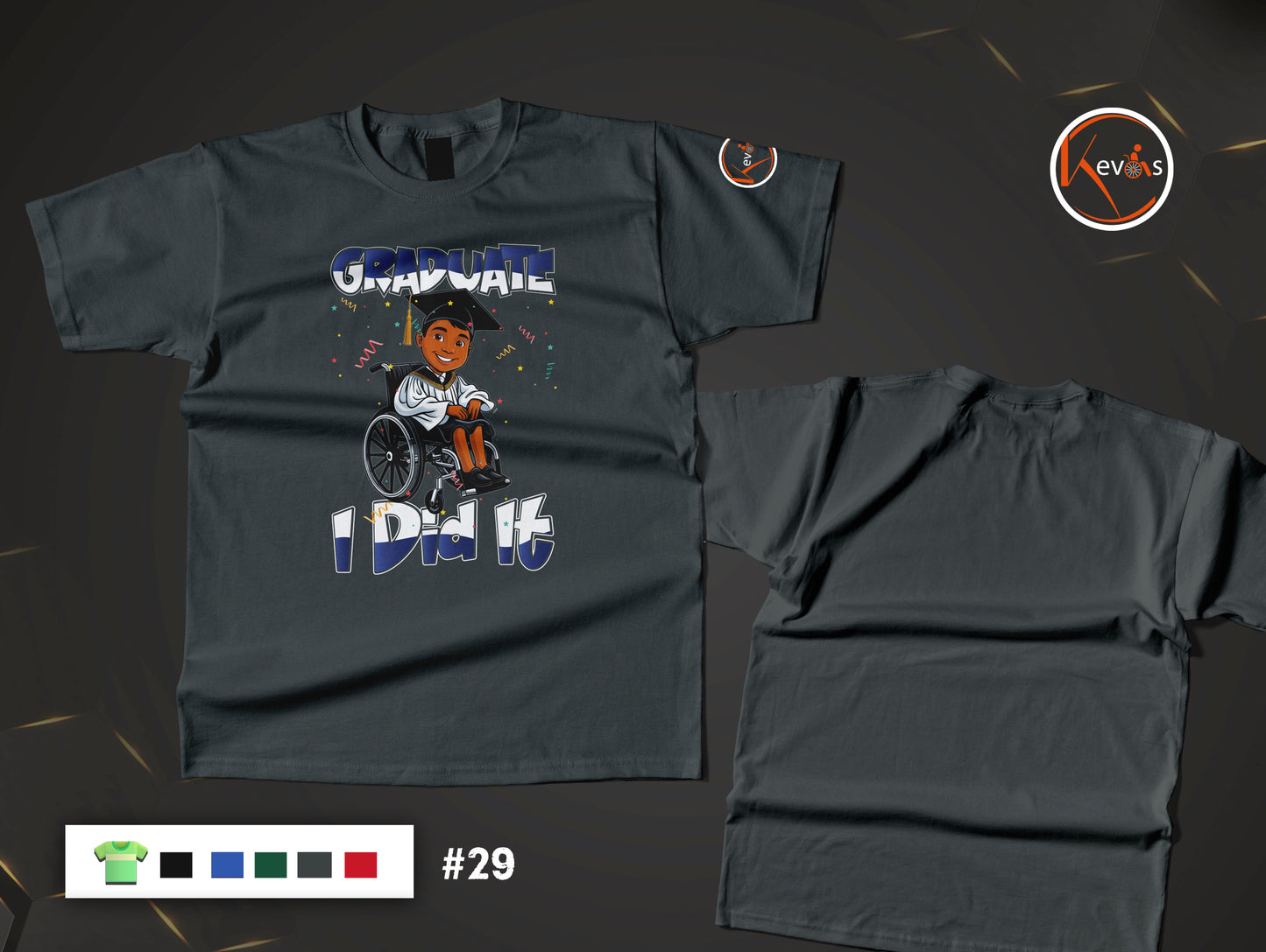 Graduate I Did It Adaptive Boy Graduation Shirt