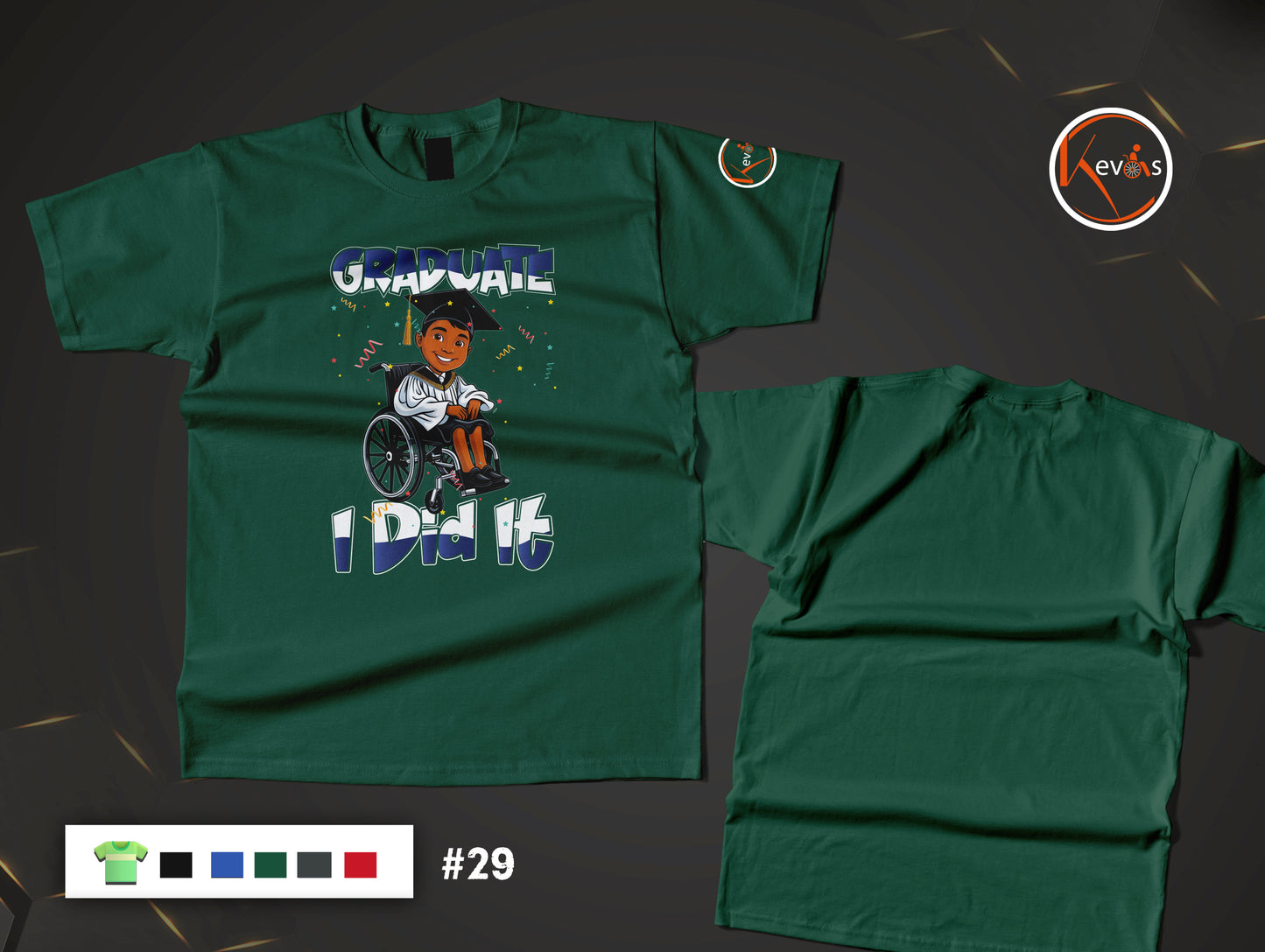 Graduate I Did It Adaptive Boy Graduation Shirt