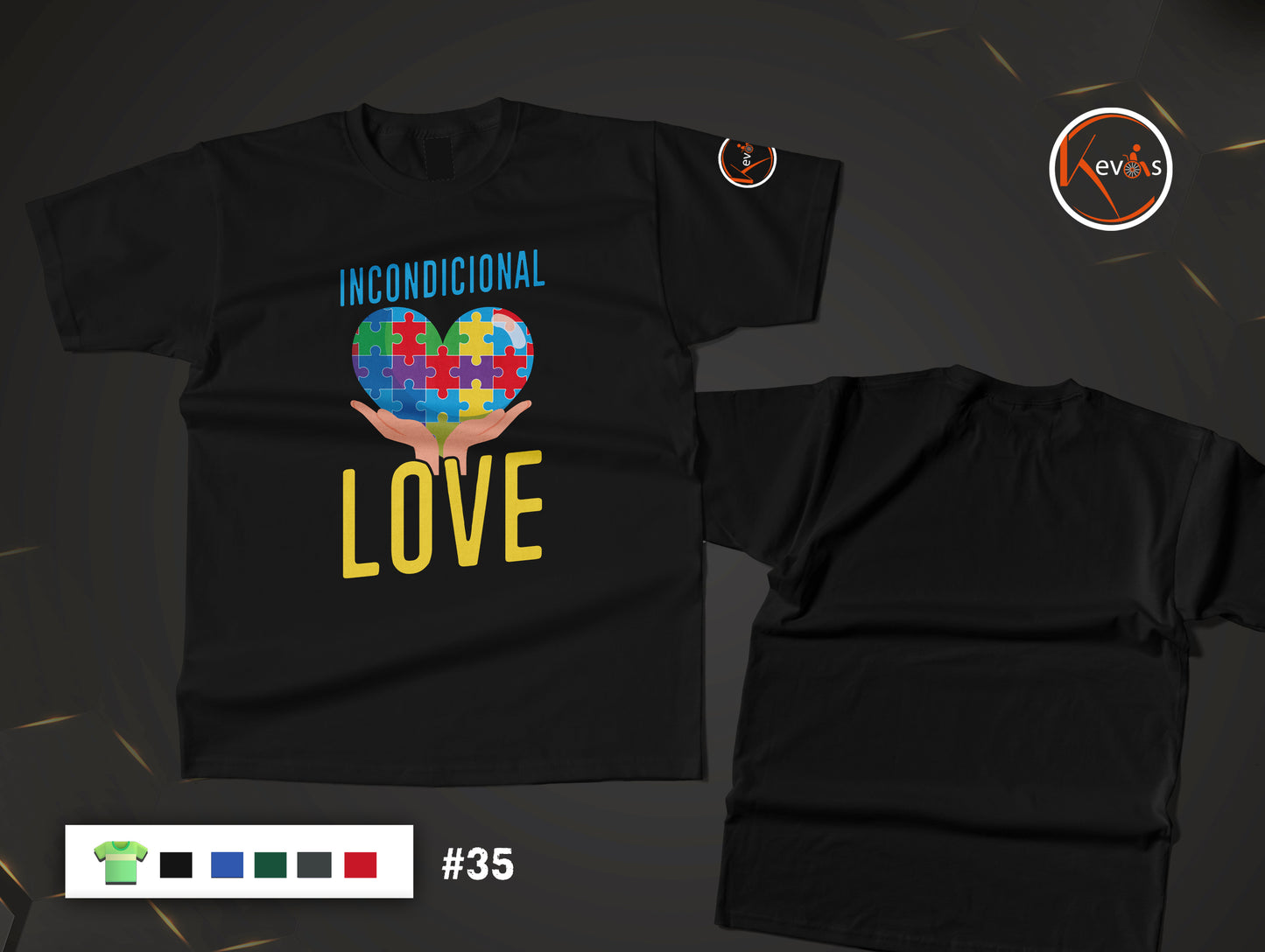 INCONDICIONAL Love Autism Awareness Shirt