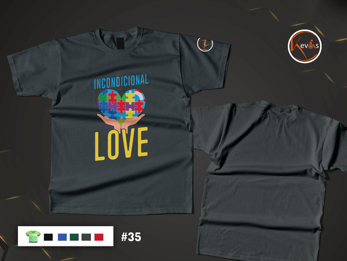 INCONDICIONAL Love Autism Awareness Shirt