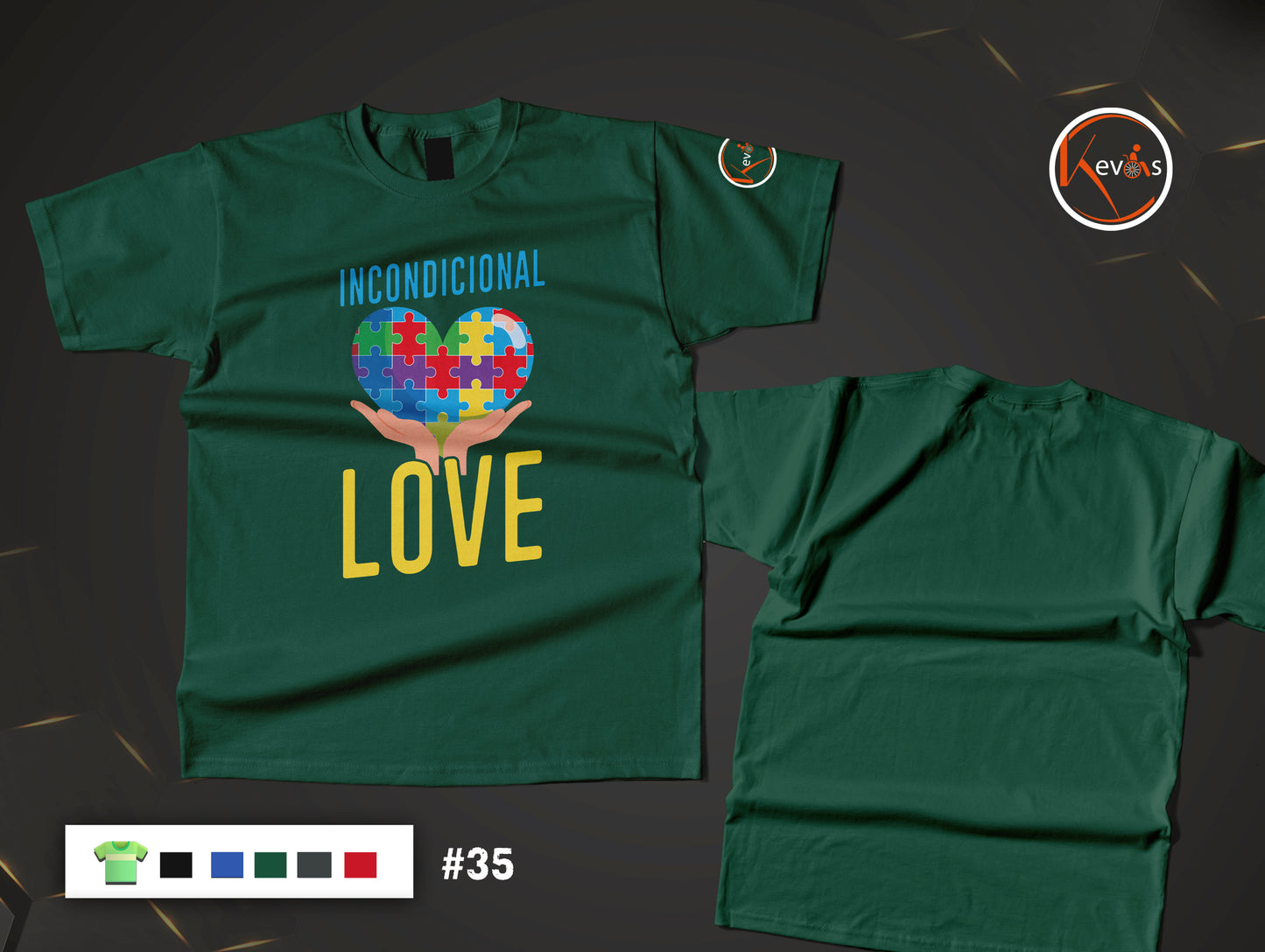 INCONDICIONAL Love Autism Awareness Shirt