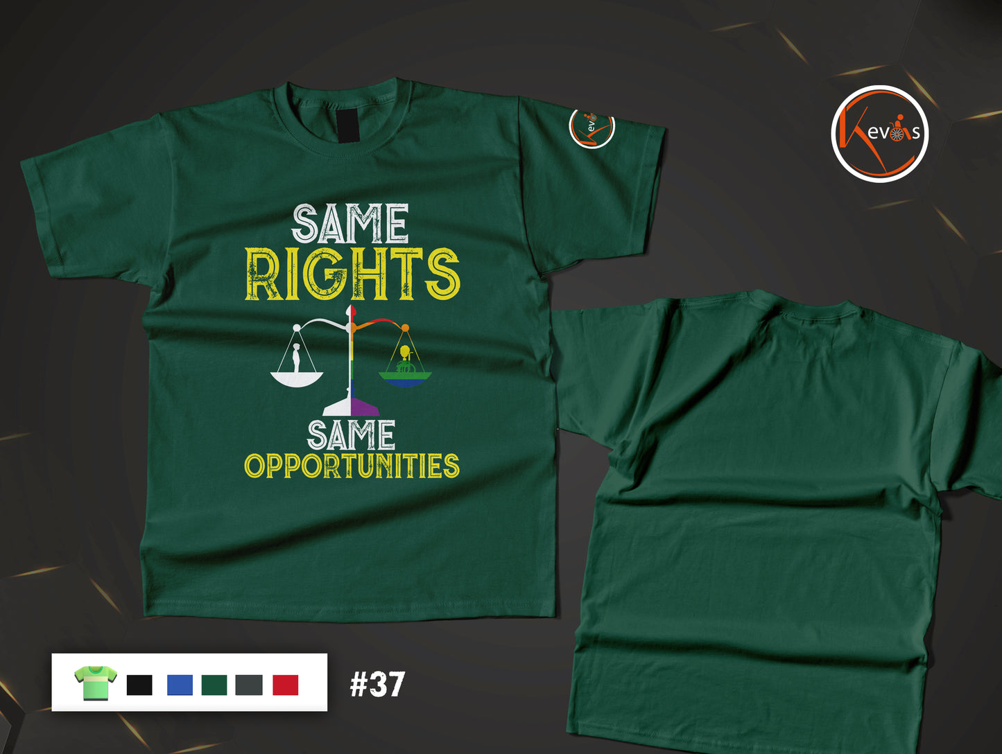 Same Rights Same Opportunities Adaptive & Autistic Boy Human Rights Shirt