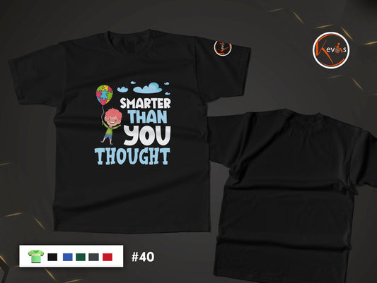 Smarter Than You Thought Autistic Boy Autism Awareness Shirt