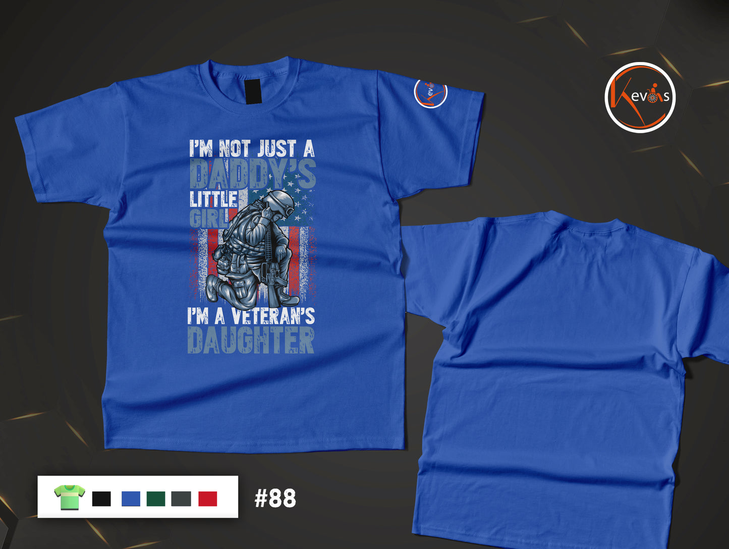 I'm Not Just A Daddy's Little Girl I'm A Veteran's Daughter Shirt