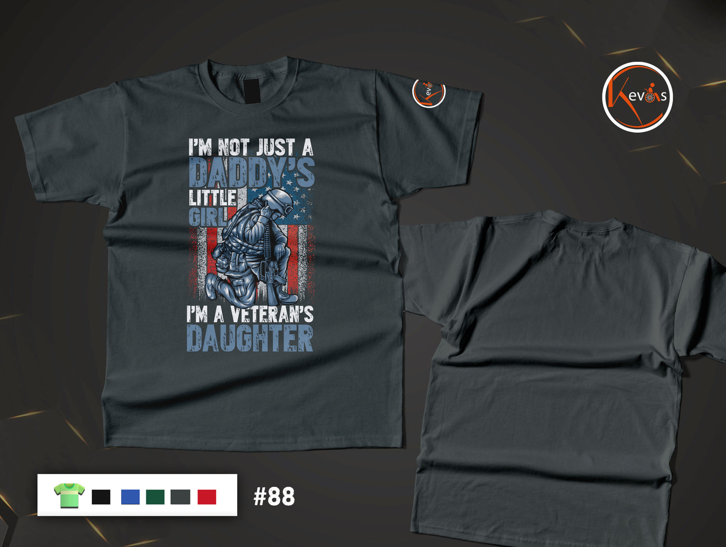 I'm Not Just A Daddy's Little Girl I'm A Veteran's Daughter Shirt