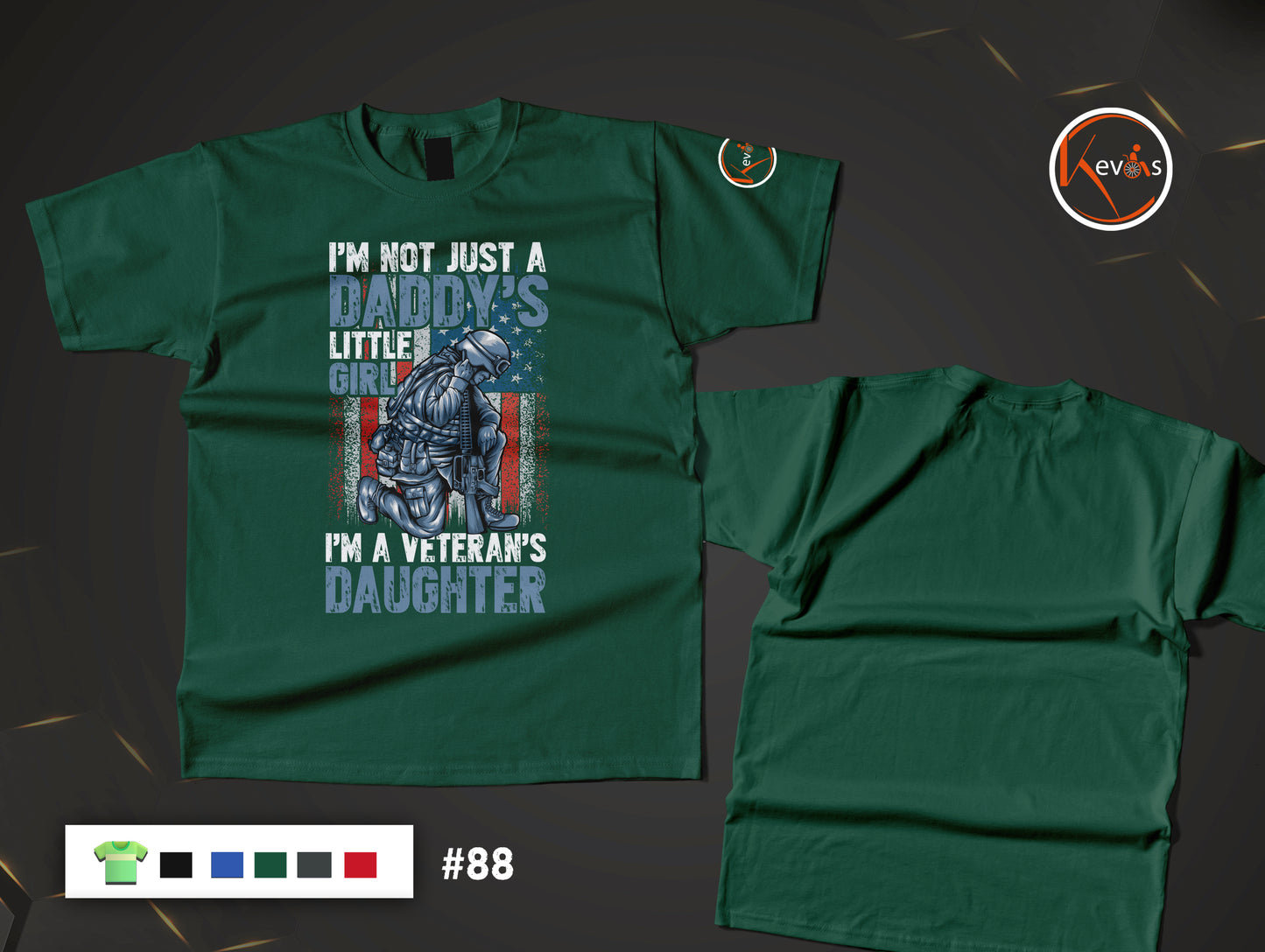I'm Not Just A Daddy's Little Girl I'm A Veteran's Daughter Shirt