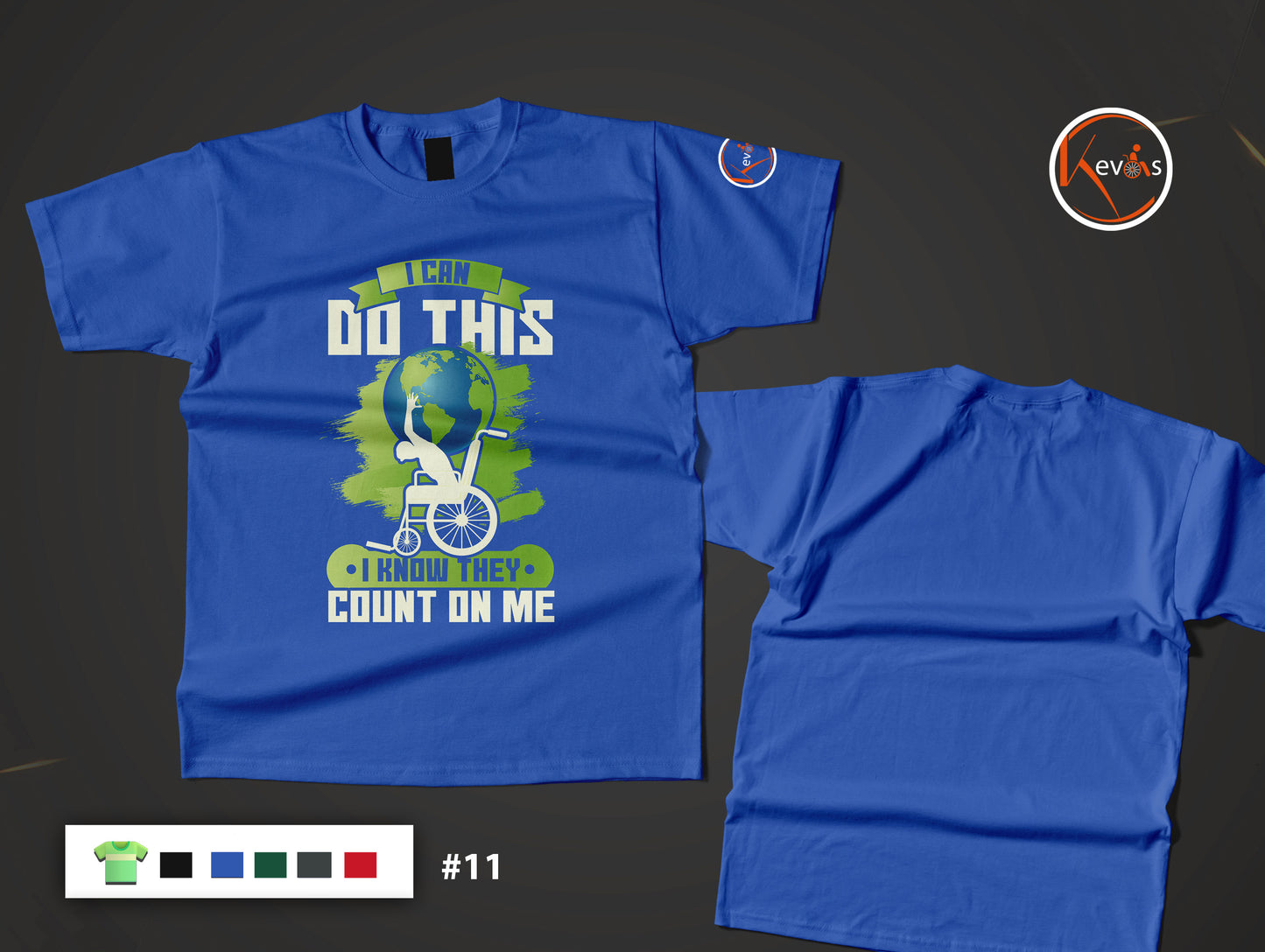 I Can Do This. I Know They Count On Me. Inspirational Strength T-Shirt