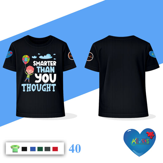 Smarter Than You Thought Autism Shirt for Boys Kids | Autism Tee