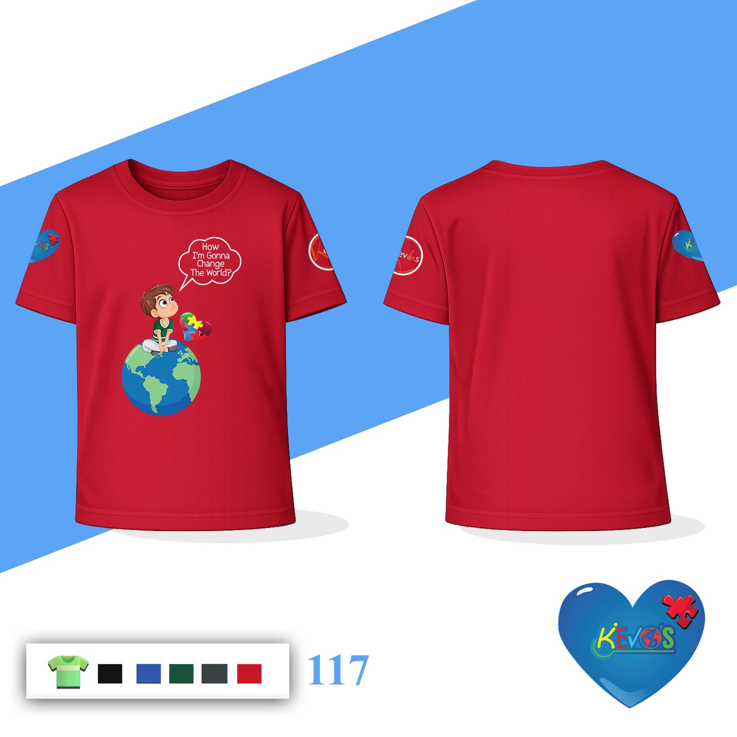 How I'm Gonna Change the World Genius Autism Kids Shirt | Autism Tee