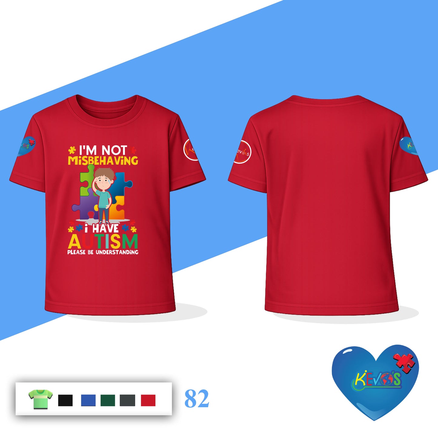 I'm Not Misbehaving I Have Autism Please Be Understanding Kids Shirt